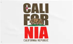 California Republic Nature Garden Flag 3x5 Ft Decor Outdoor Banner Sign Party Parade Breeze Home Fade Proof Flags