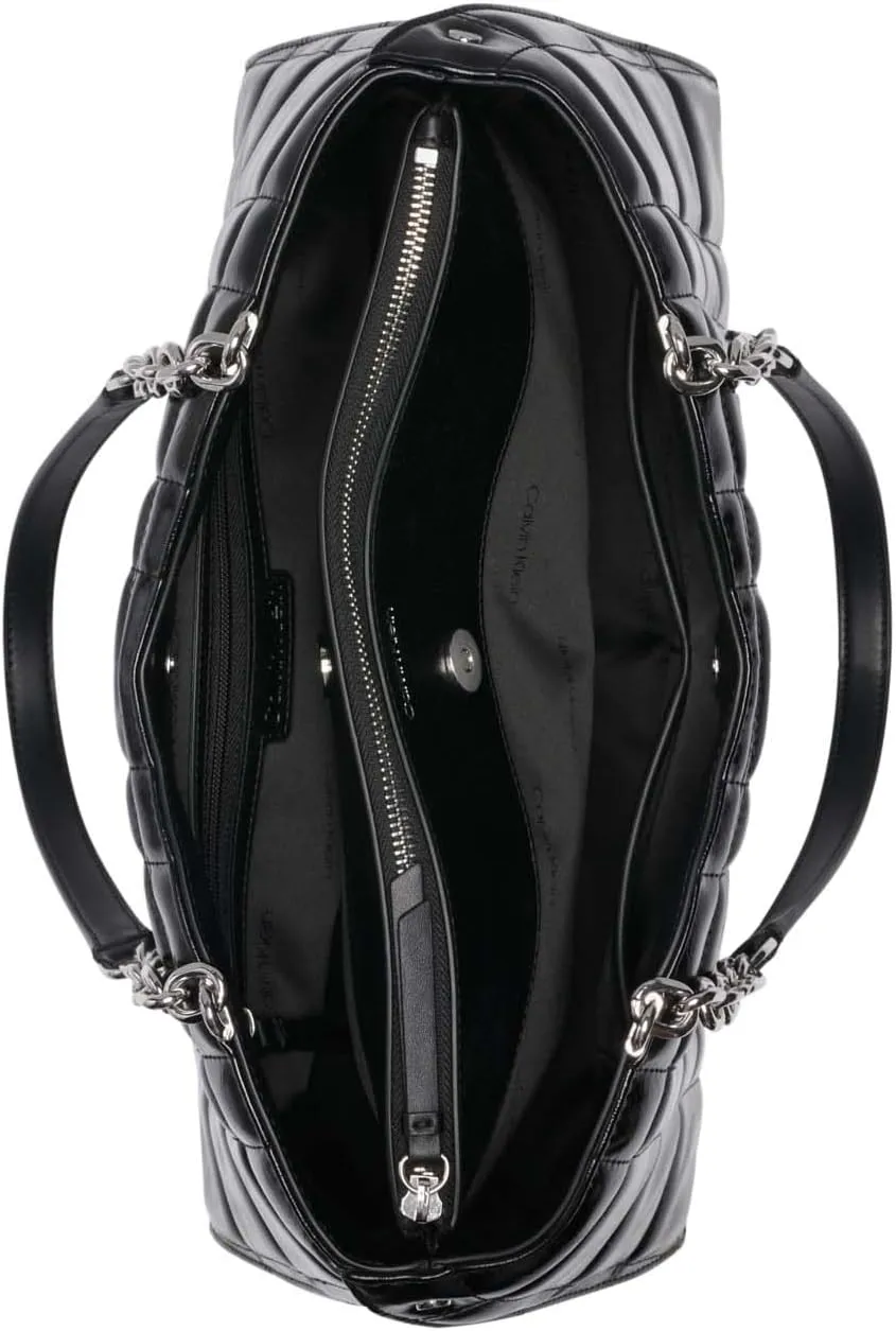Calvin Klein Nova Triple Compartment Chain Tote