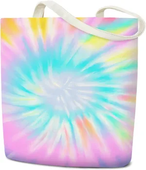 Canvas Tote Bag For Women Tie Dye Tote Bag Aesthetic Shopping Bag Funny Foldable Bag Reusable Tote Bag - B