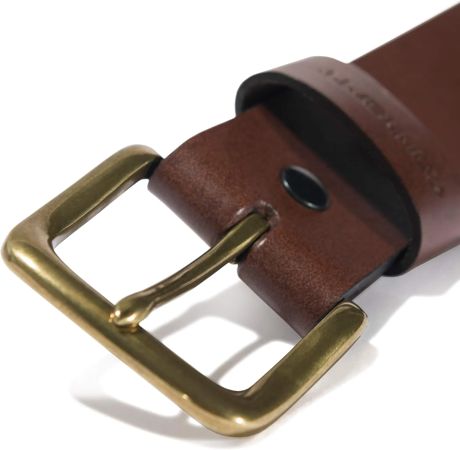 Carhartt Men's Casual Bridle Leather Belts, Available in Multiple Styles, Colors & Sizes
