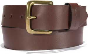 Carhartt Men's Casual Bridle Leather Belts, Available in Multiple Styles, Colors & Sizes