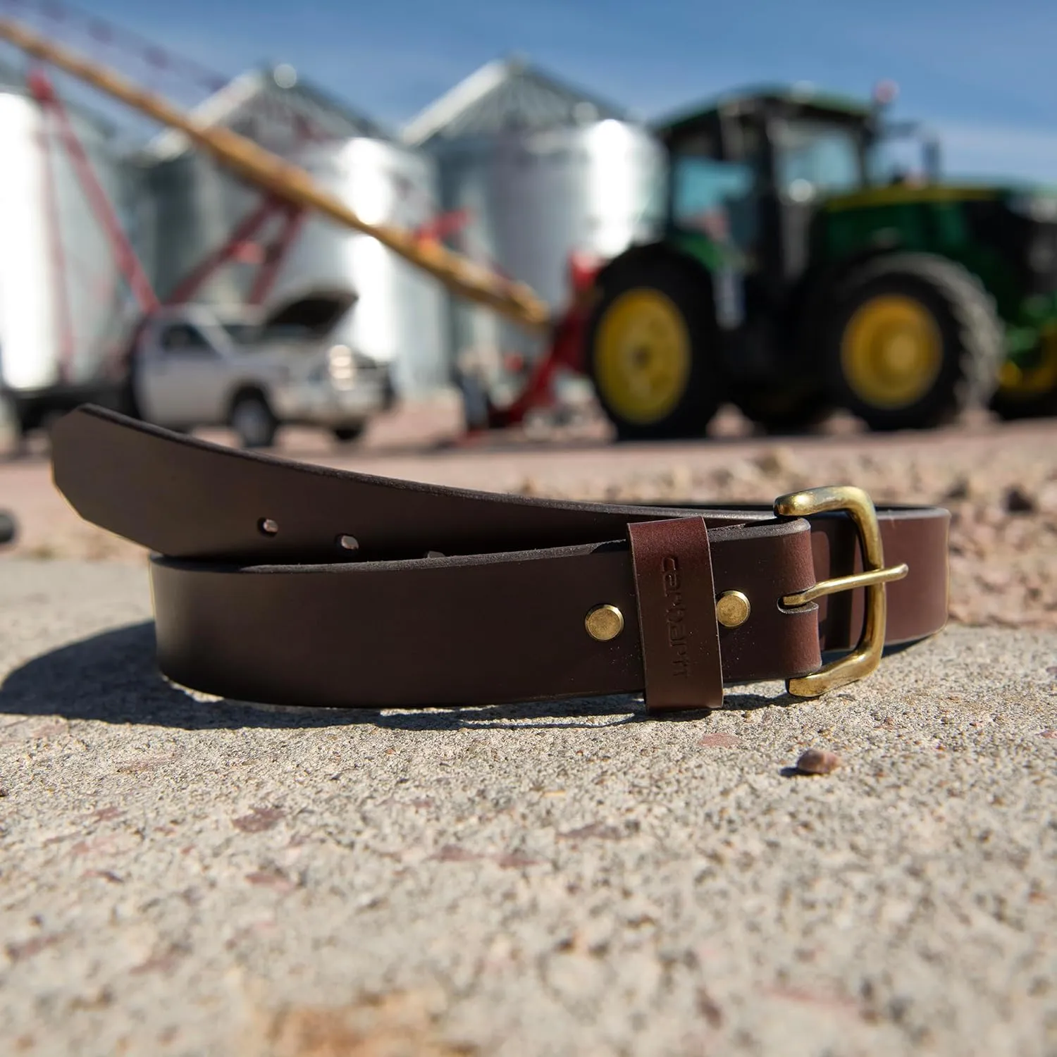 Carhartt Men's Casual Bridle Leather Belts, Available in Multiple Styles, Colors & Sizes