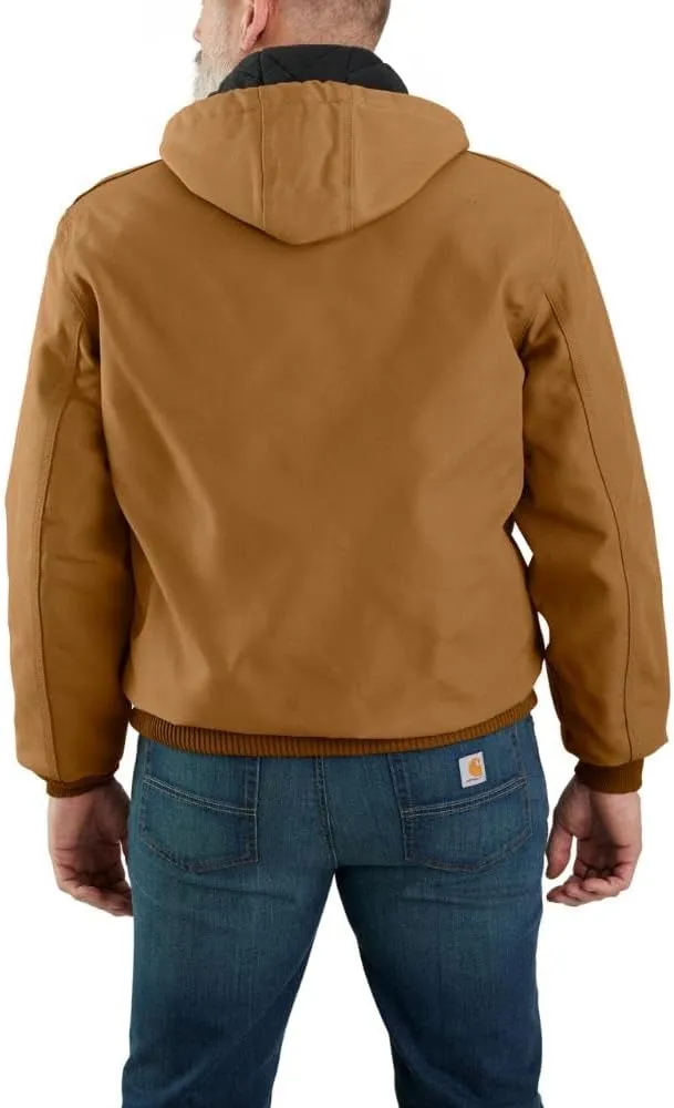 Carhartt Men's J140 Loose Fit Firm Duck Insulated Flannel-Lined Active Jac