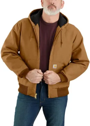 Carhartt Men's J140 Loose Fit Firm Duck Insulated Flannel-Lined Active Jac