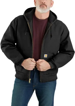 Carhartt Men's J140 Loose Fit Firm Duck Insulated Flannel-Lined Active Jac