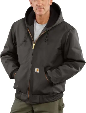 Carhartt Men's Loose Fit Firm Duck Insulated Flannel-Lined Active Jacket