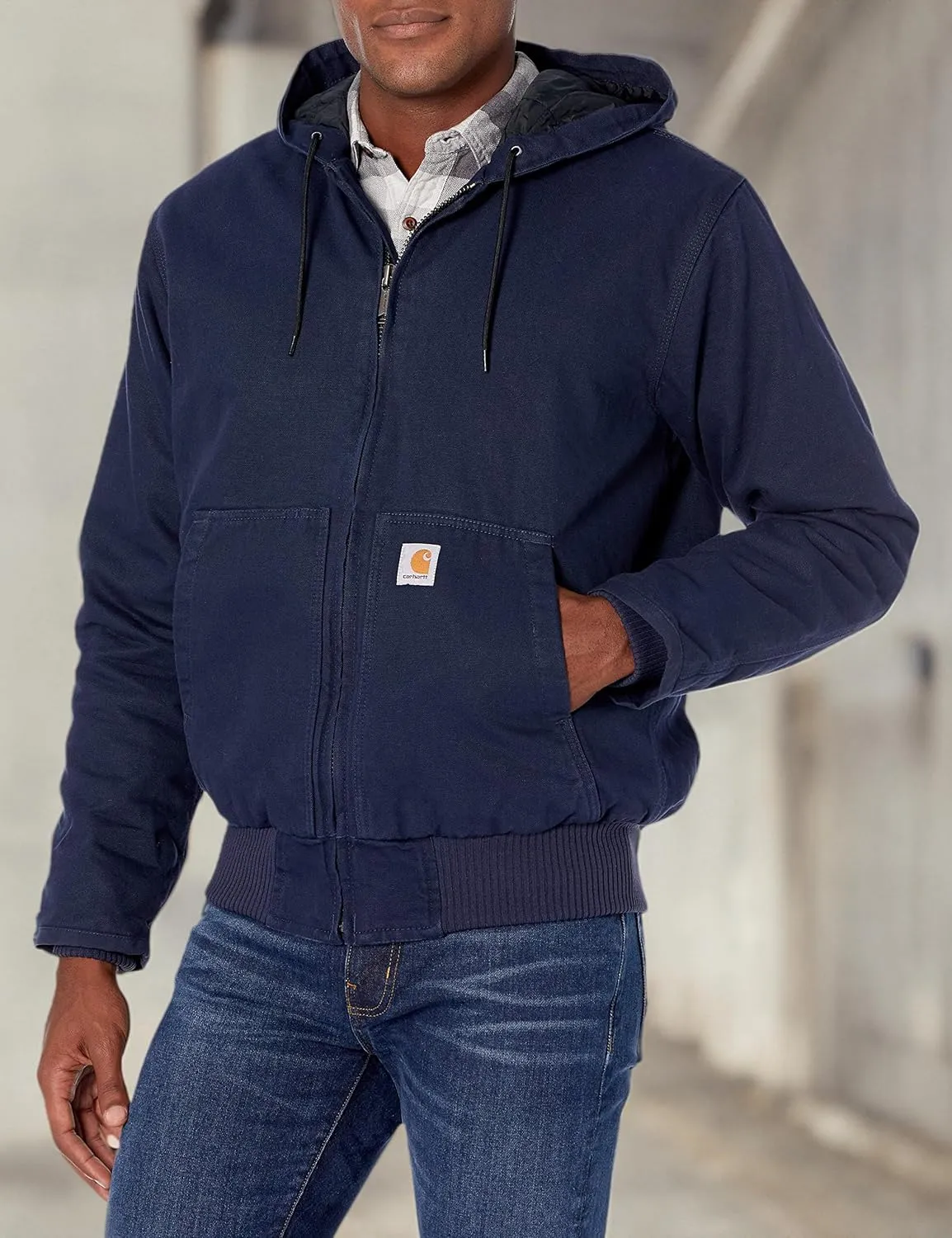 Carhartt Men's Loose Fit Washed Duck Insulated Active Jacket