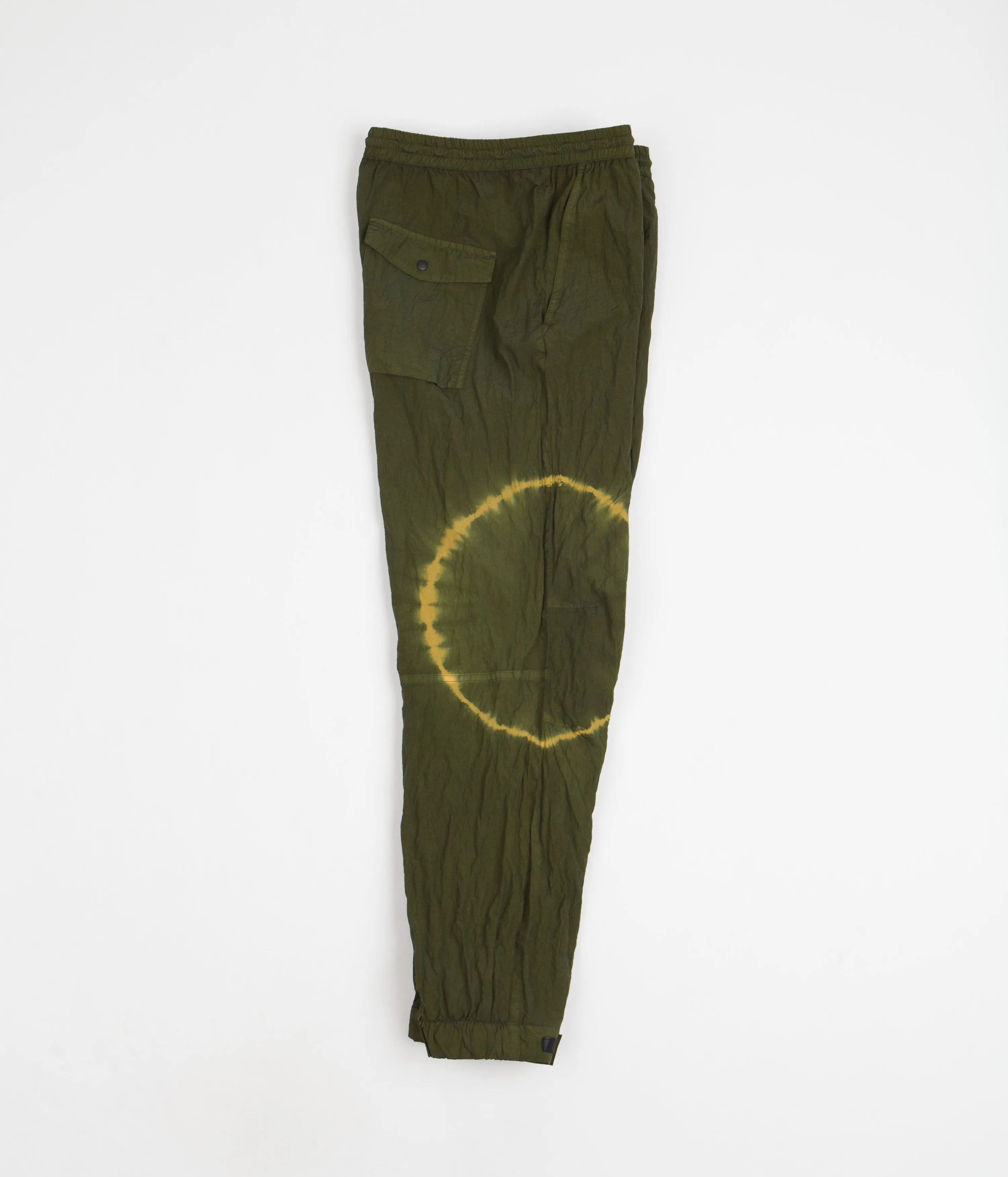 Carrier Goods Tie Dye Walking Trousers - Golden Green