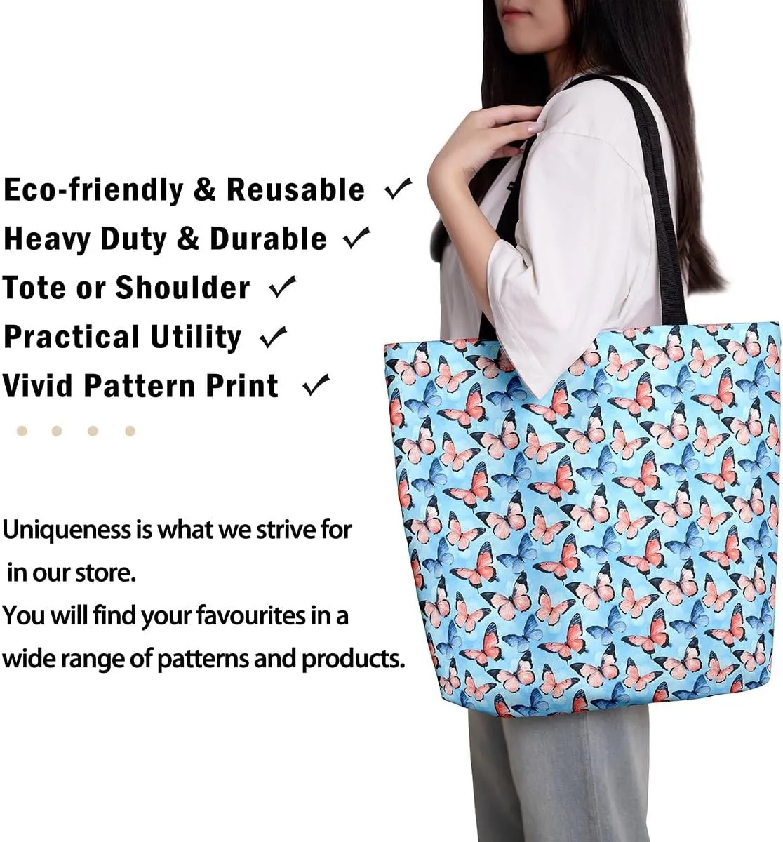 Castle Fairy Girls Women Canvas Tote Bag