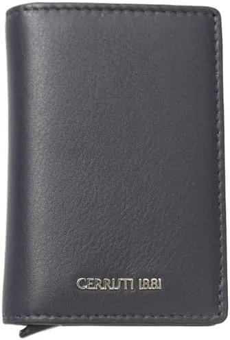 Cerruti 1881 Blue Leather Men Men's Wallet