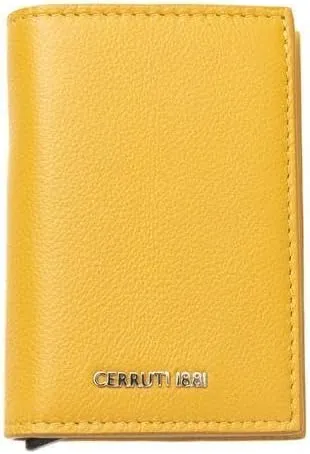Cerruti 1881 Yellow Leather Mens Men's Wallet