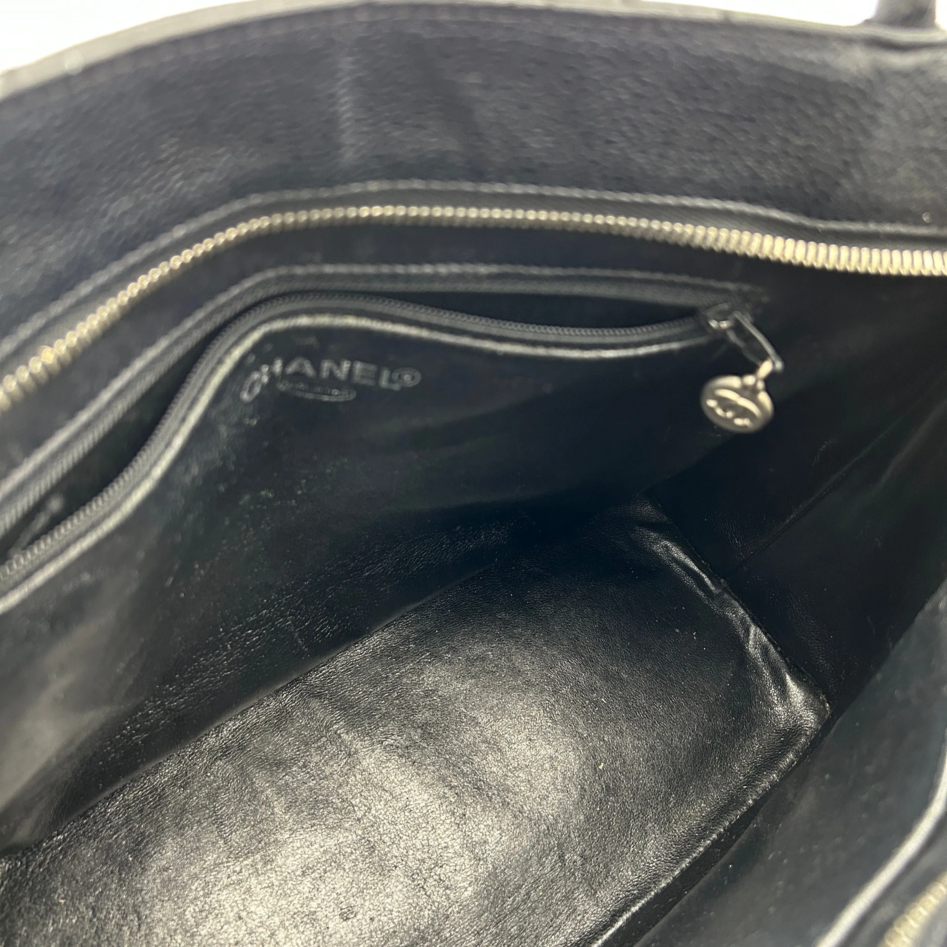 CHANEL Caviar Quilted Medallion Tote Black ch44135jf