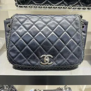Chanel Quilted Classic Black Shoulder Flap Bag