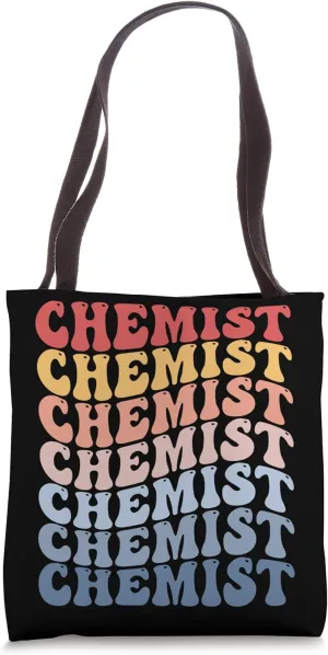 Chemist Groovy Retro Tote Bag