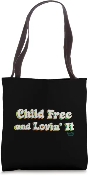 Child Free and Lovin' It Groovy Tote Bag
