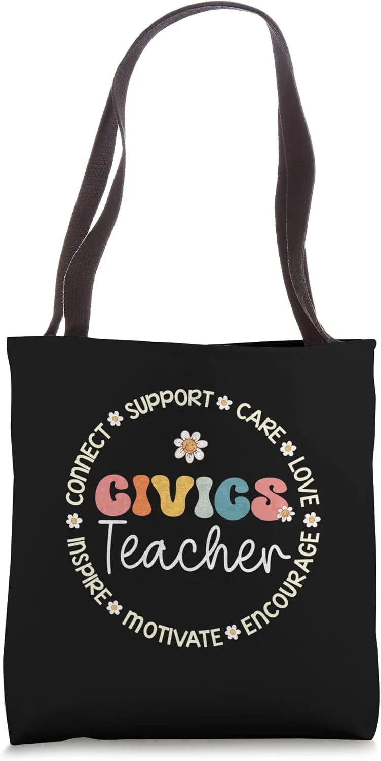 Civics Teacher Appreciation Week Back to School Tote Bag