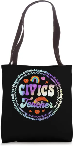 Civics Teacher Citizenship Political Science Back to school Tote Bag