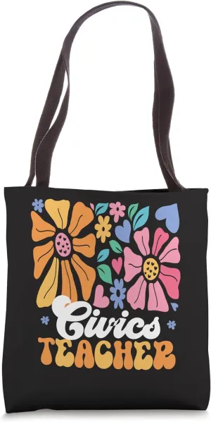 Civics Teacher Citizenship Political Science Back to school Tote Bag
