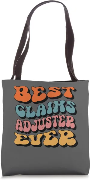 Claims Adjuster, Retro Groovy Claims Adjuster Squad Tote Bag