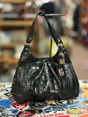 COACH CROCODILE EMBOSSED HOBO (org$598)