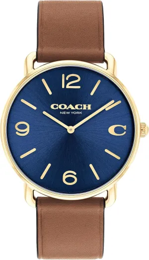 Coach Elliot Men's Watch | Sleek & Minimalist Design | Timeless Style for Any Occasion | Water-Resistant