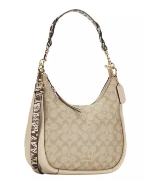 Coach Jules Hobo Signature Canvas Bag