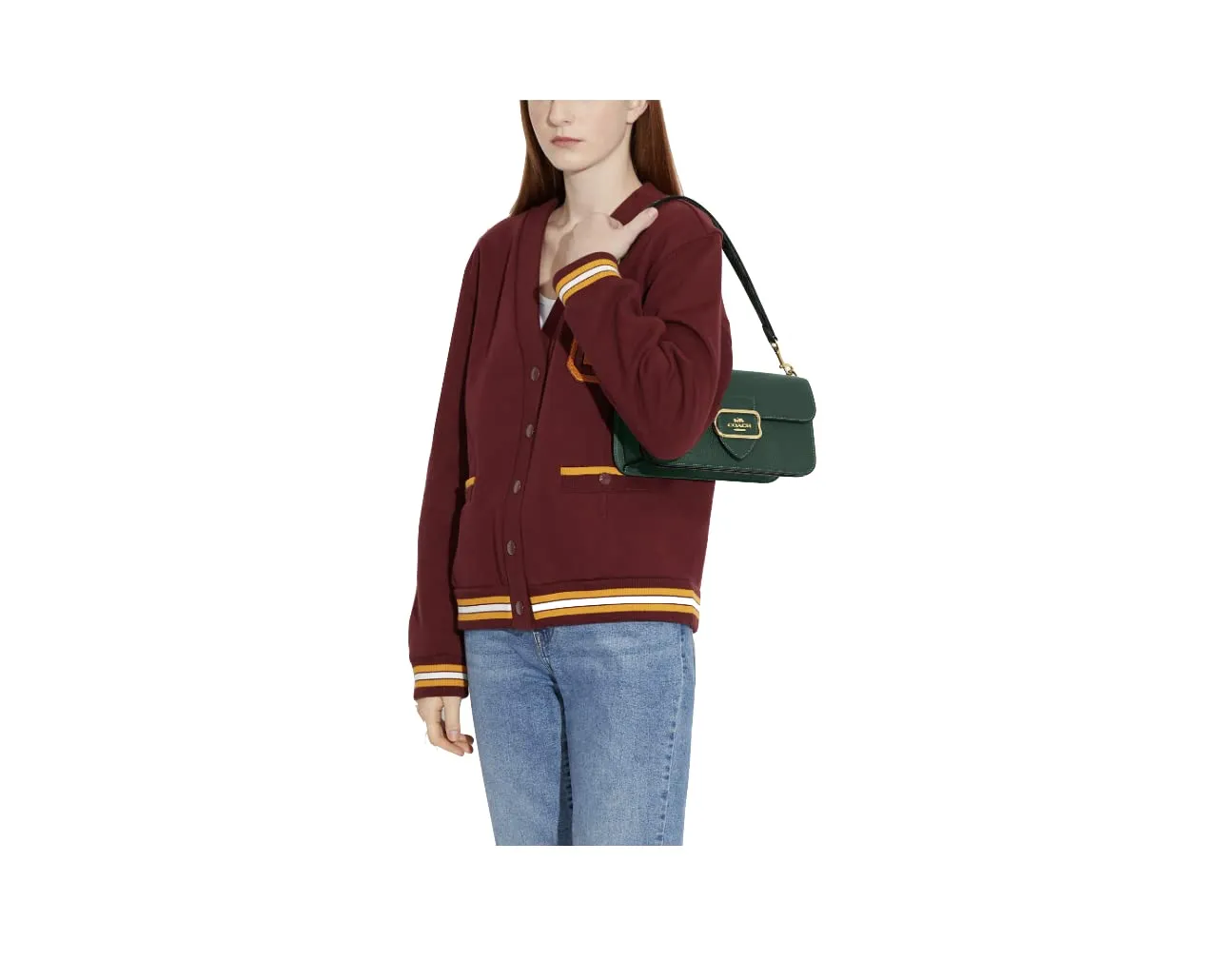 COACH Morgan Shoulder Bag (IM/Everglade Multi)