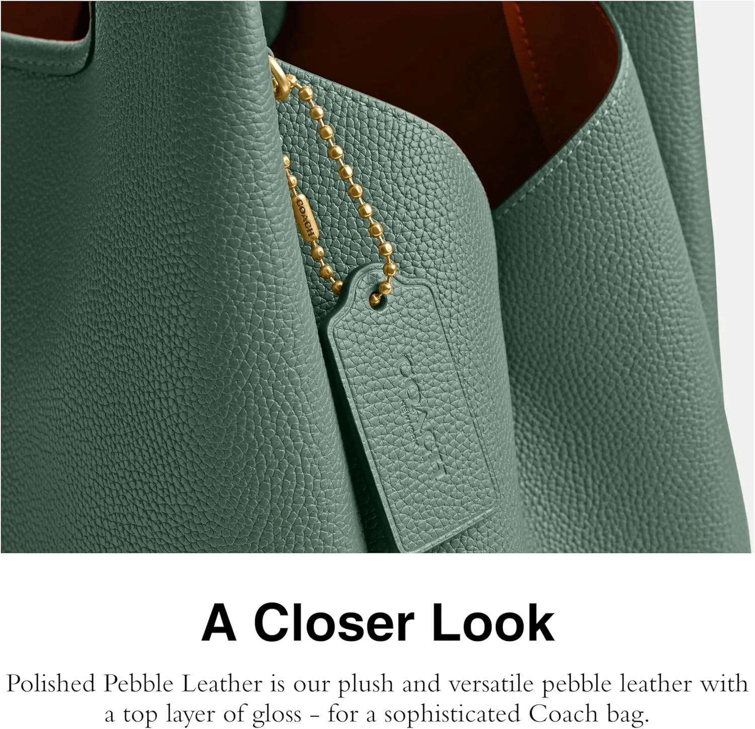 Coach Polished Pebble Leather Lana Shoulder Bag