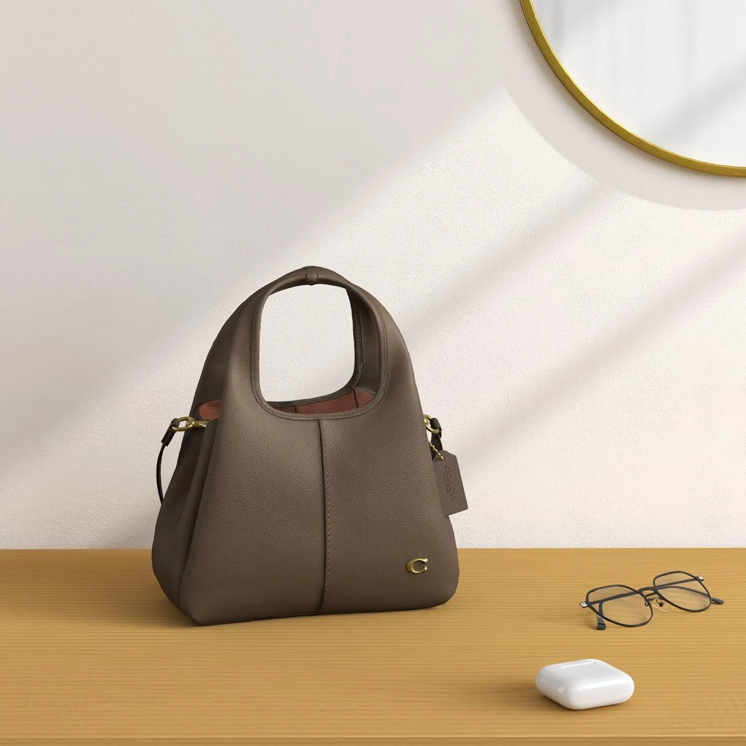 Coach Women's Polished Pebble Leather Lana Shoulder Bag 23