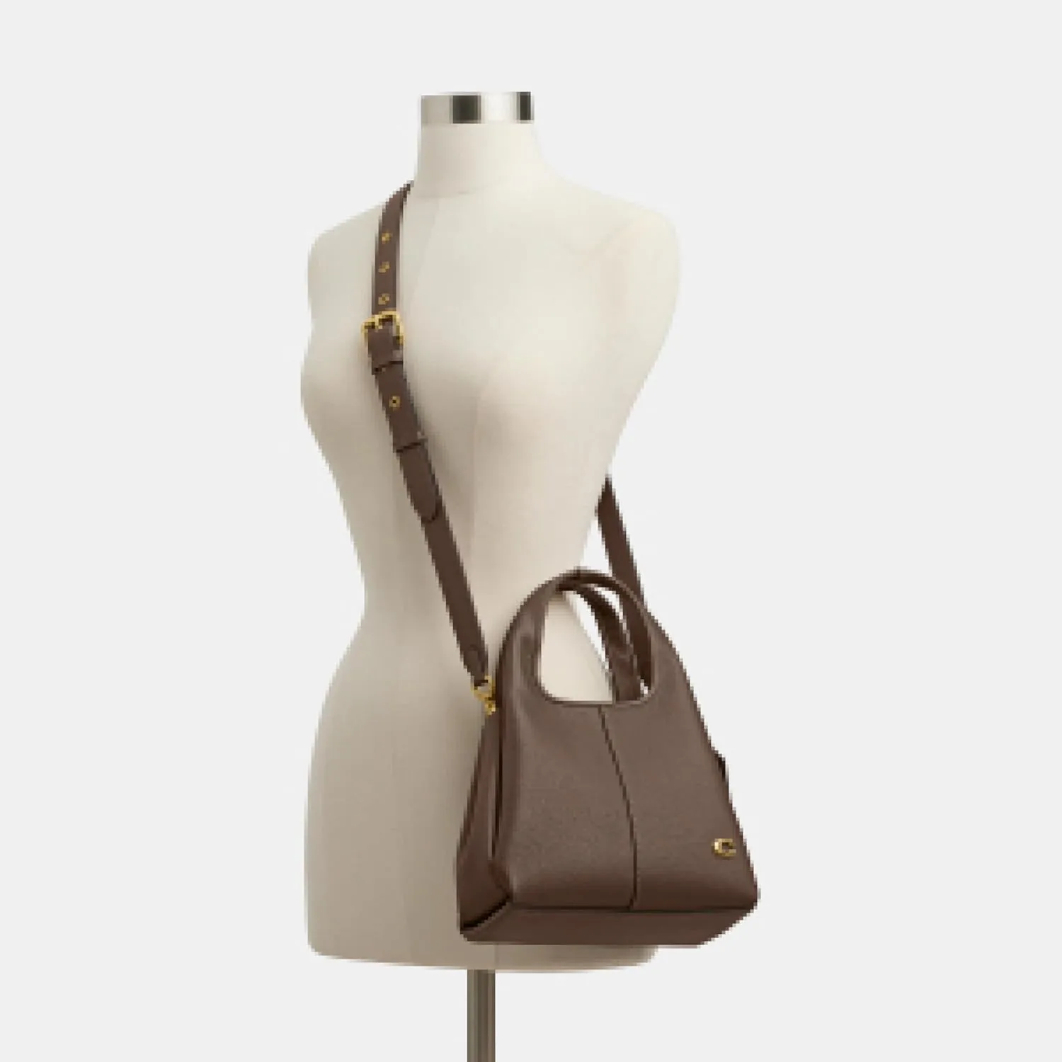 Coach Women's Polished Pebble Leather Lana Shoulder Bag 23