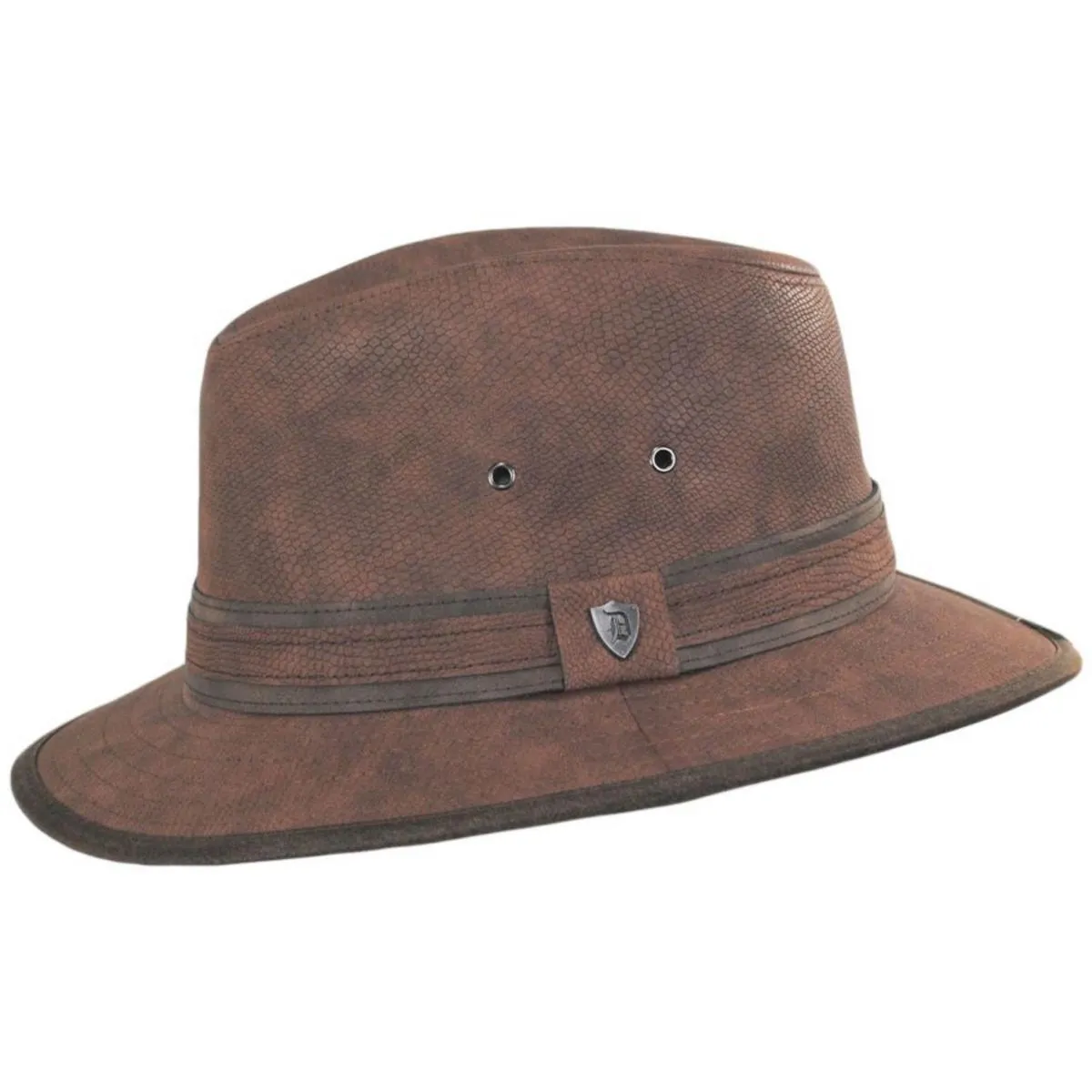 Cobra Vegan Leather Safari Fedora Hat