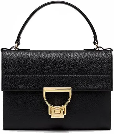 Coccinelle Black Leather Women Women's Handbag
