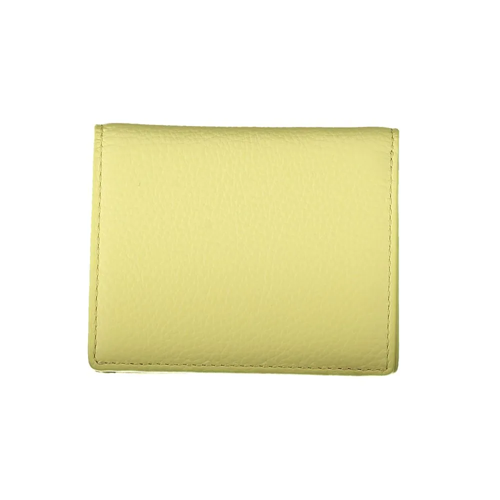 Coccinelle Yellow Leather Wallet