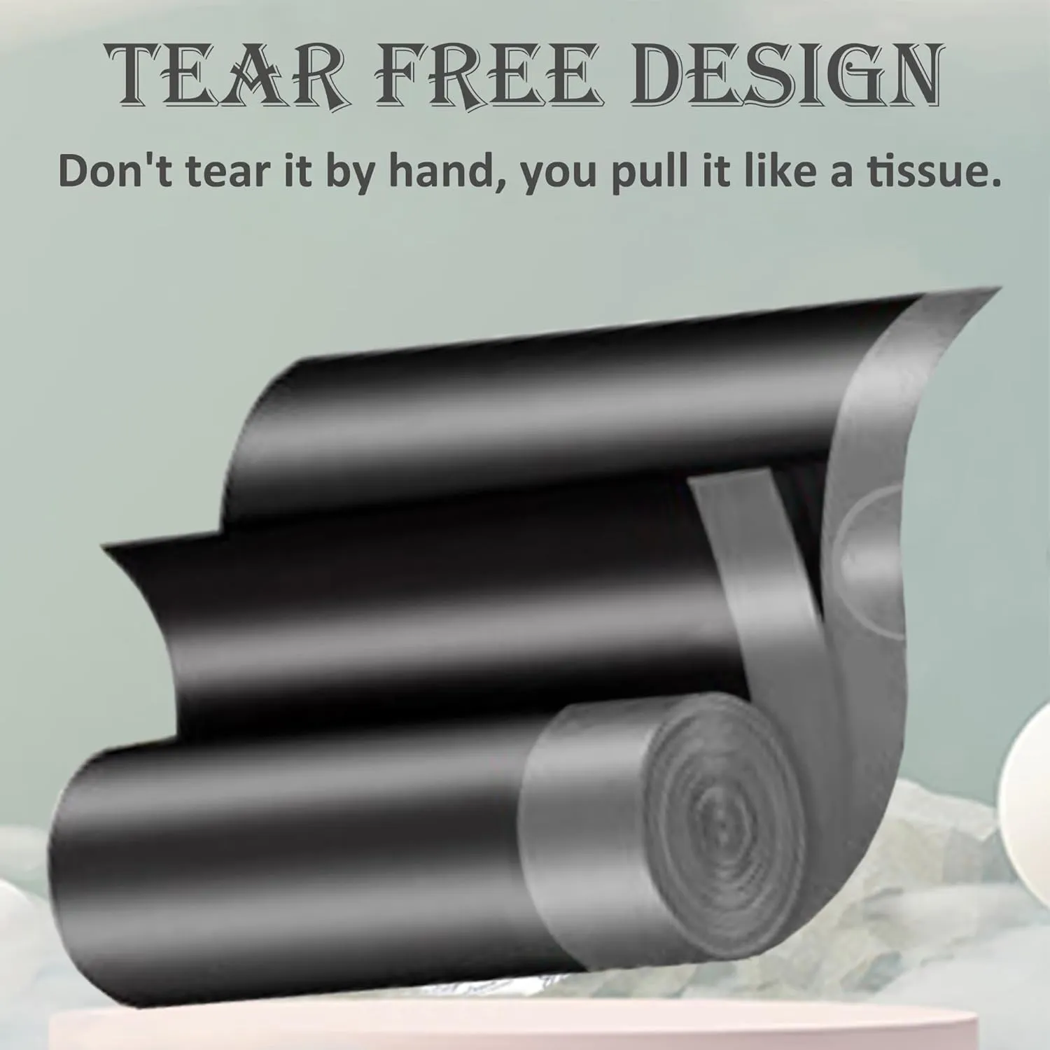 Code P Heavy Duty Trash Bags 1.2 Mil THICK 13-16 Gallon 50-60 Liter Compatible with simplehuman Code P 100 Count (Pack of 1) | Heavy Duty Black Garbage Can Liners