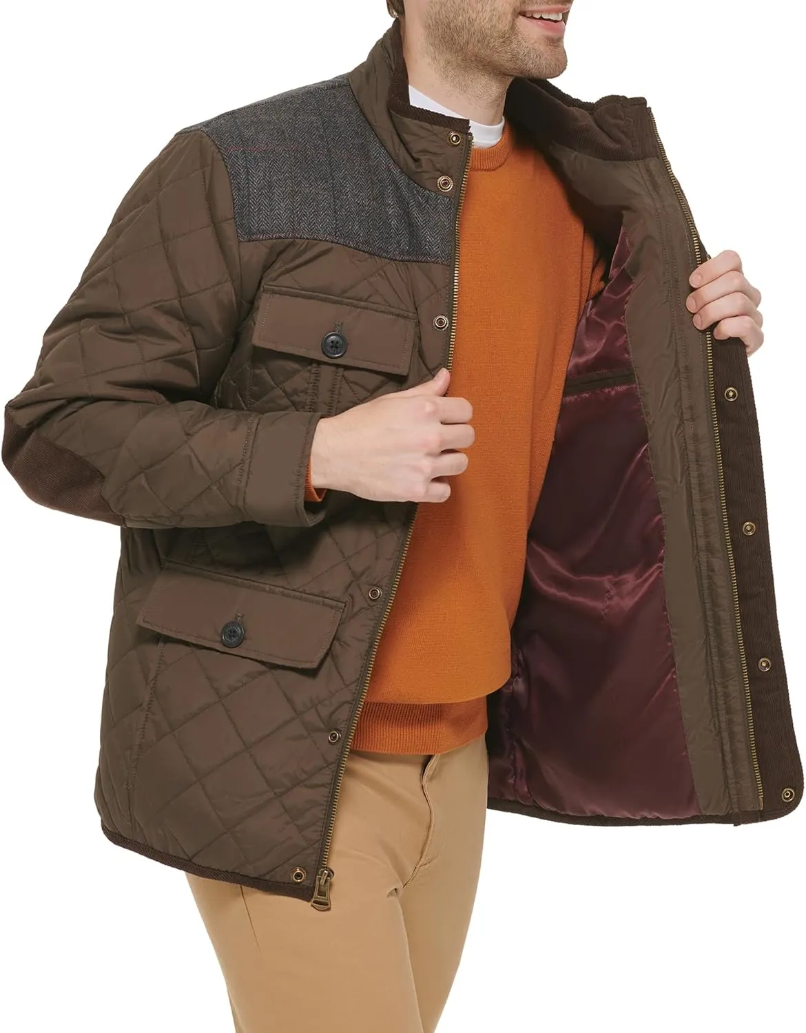 Cole Haan Men's Diamond Quilted Jacket
