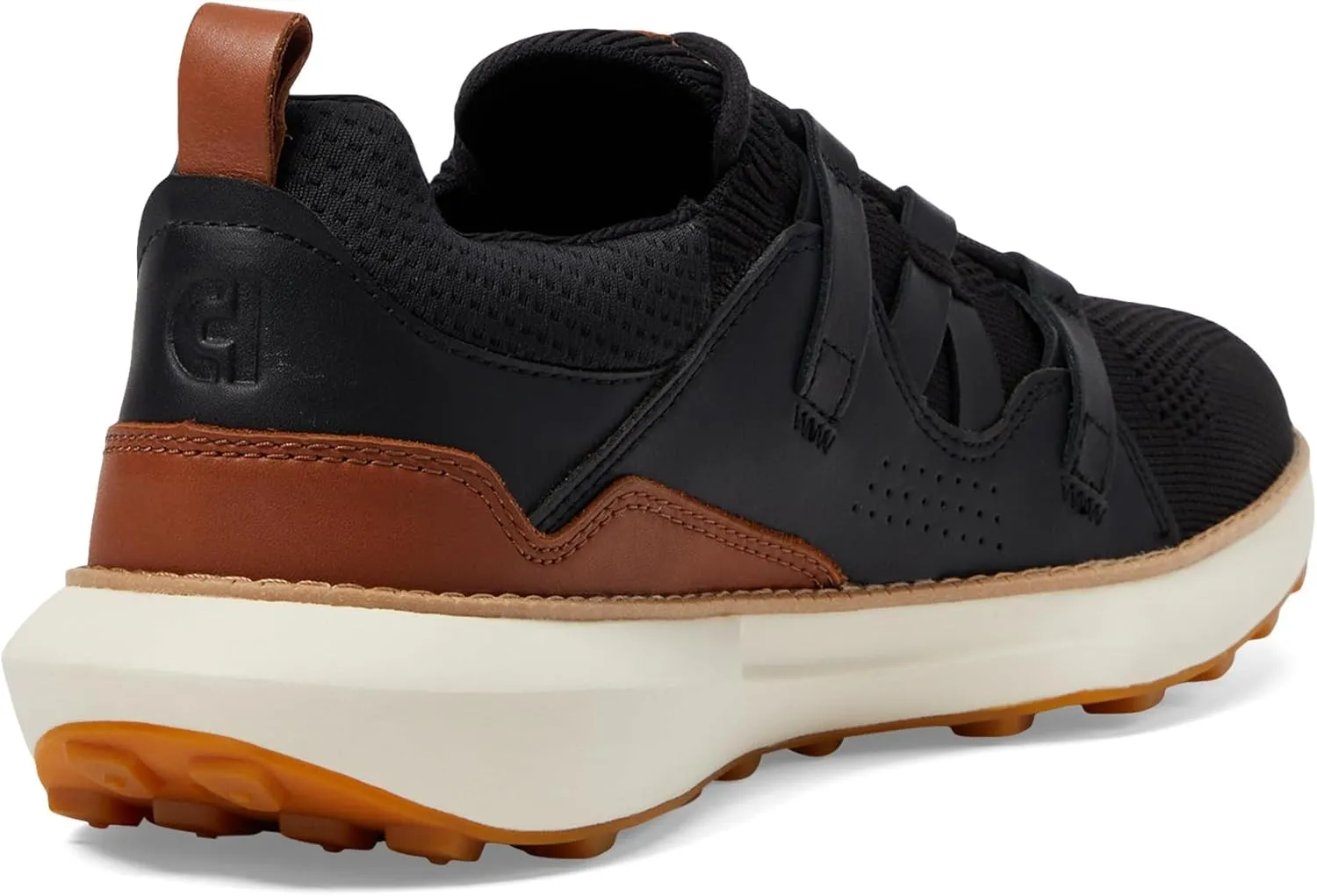 Cole Haan Men's Grand Motion Woven Stitch 2, Black/British Tan/Ivory, 7-M US