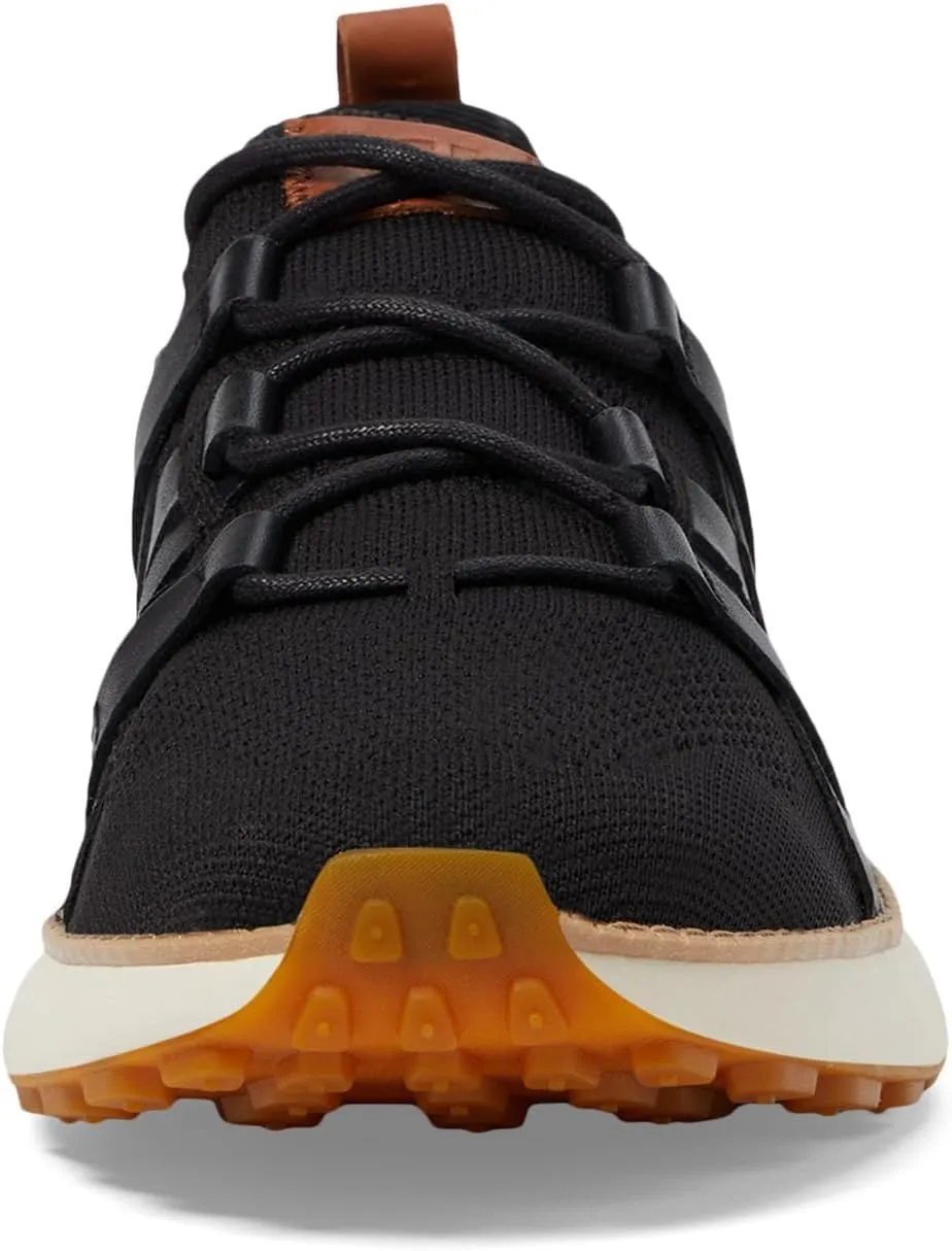 Cole Haan Men's Grand Motion Woven Stitch 2, Black/British Tan/Ivory, 9.5-W US