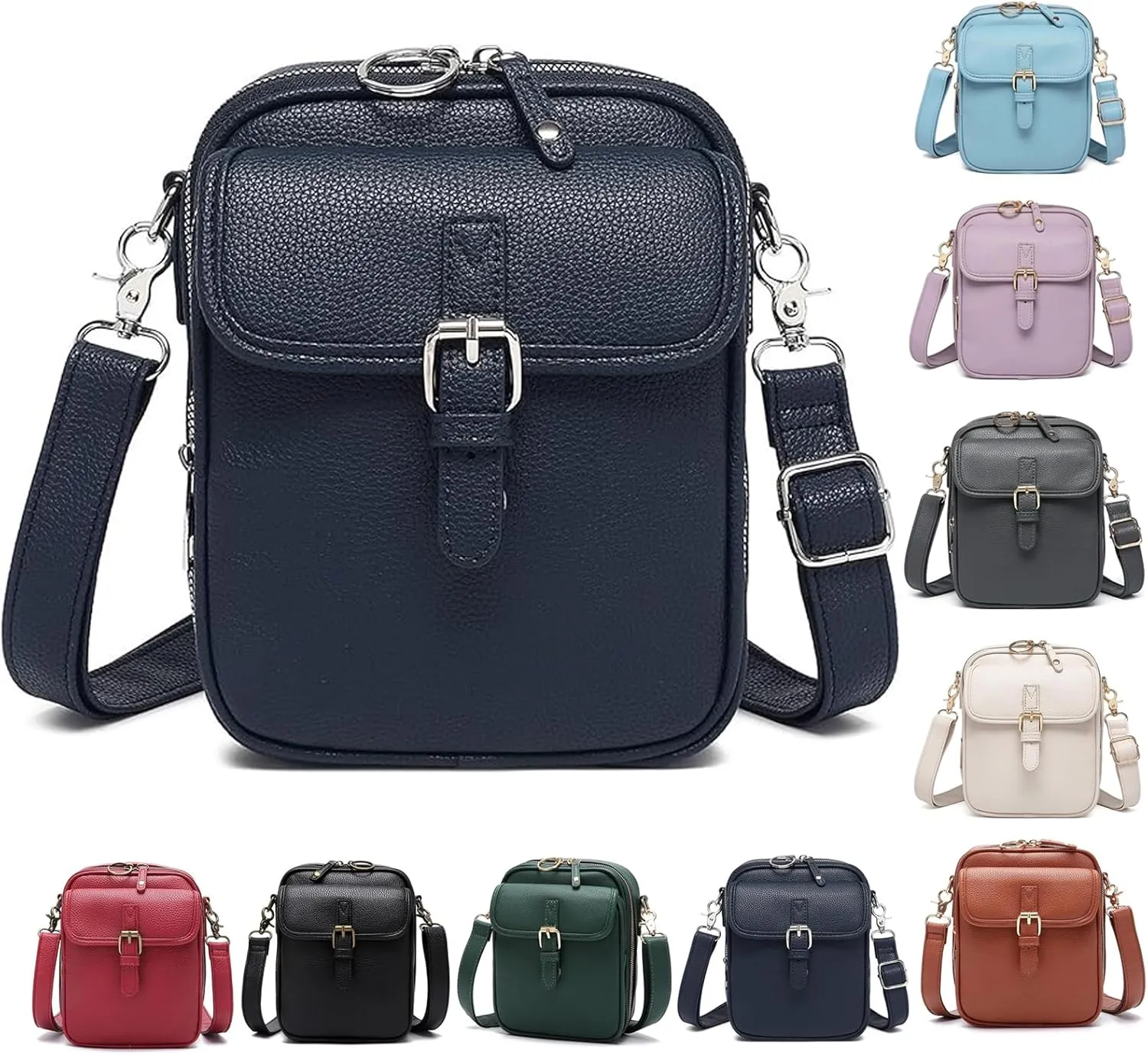 Collaboraten1 Collaborate Crossbody Leather Bag, 2025 New Urvashi Crossbody Leather Bag for Women Men