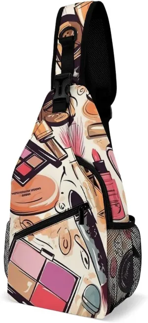 Colorful Tie Dye Crossbody Bag, Sling Bag, Sling Backpack, Belt Bags for Travel Outdoors Hiking