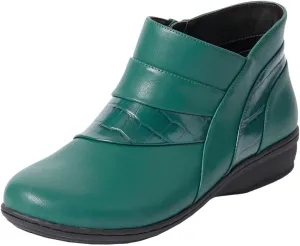 Comfortview Jolene Bootie Short Ankle Boot Women's Winter Shoes (Wide Widths Available)