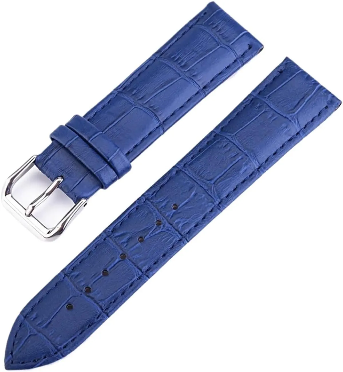 CongYi Colorful Genuine Leather Watchband Men Women 12 13 14 15 16 17 18 19 20 22 24mm Crocodile Pattern Waterproof Watch Strap Band