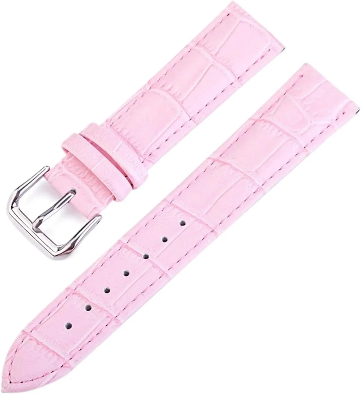 CongYi Colorful Genuine Leather Watchband Men Women 12 13 14 15 16 17 18 19 20 22 24mm Crocodile Pattern Waterproof Watch Strap Band