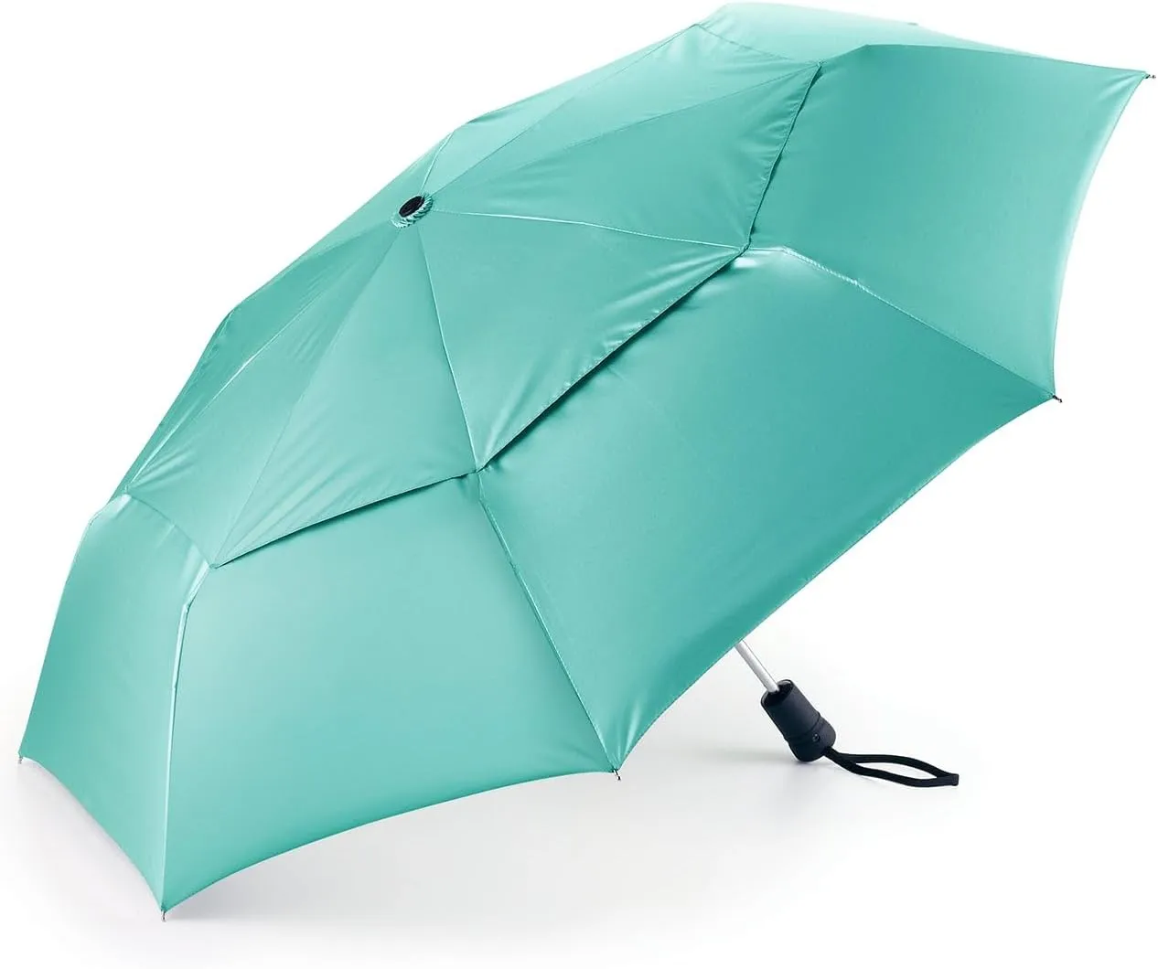 Coolibar UPF 50  42 Inch Sodalis Travel Umbrella - Sun Protective (One Size- Coolibar Blue)