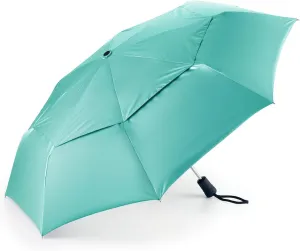 Coolibar UPF 50  42 Inch Sodalis Travel Umbrella - Sun Protective (One Size- Coolibar Blue)
