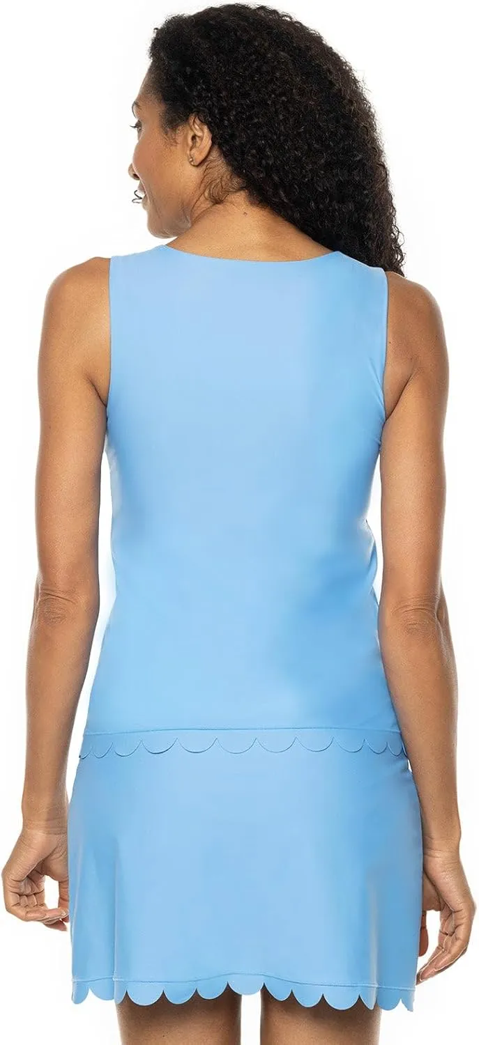 Coolibar UPF 50  Women's Acropora Scallop Swim Tank - Sun Protective