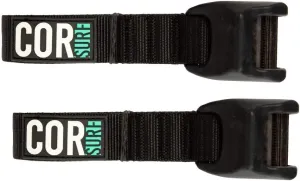 COR Surf Premium 10 Foot 'No Scratch' Cam Buckle Tie Down Straps with Protective Silicone for Surfboards, Paddle Boards, Kayaks and Canoes (15')