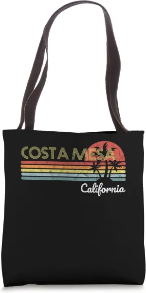 Costa Mesa, CA California visitor native tourist 70s 80s Tote Bag