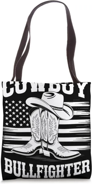Cowboy Bullfighter Rodeo Tote Bag