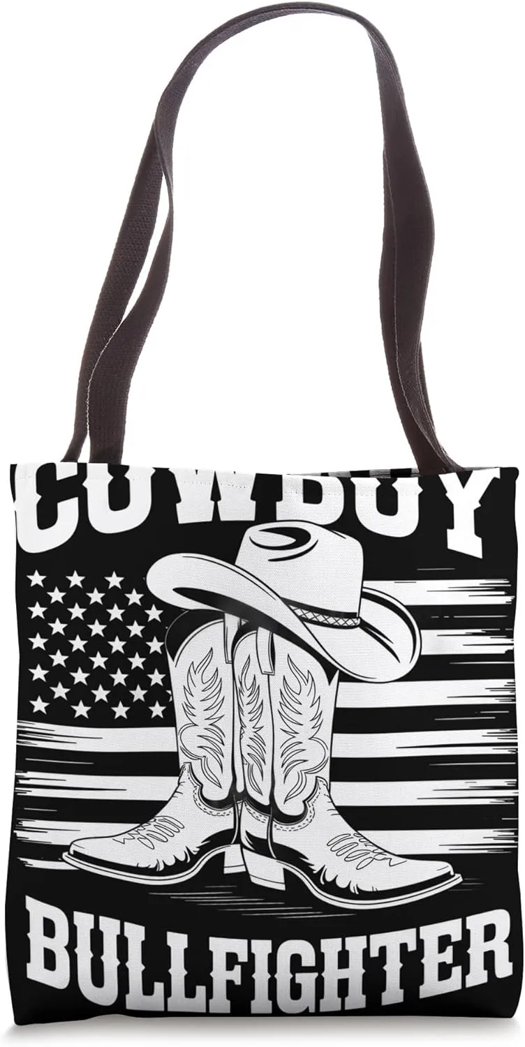 Cowboy Bullfighter Rodeo Tote Bag
