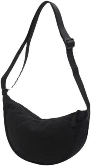 Crescent Bag for Women Men Crescent Crossbody Bag Crescent Shoulder Bag Hobo Sling Bag Trendy Dumpling Bag